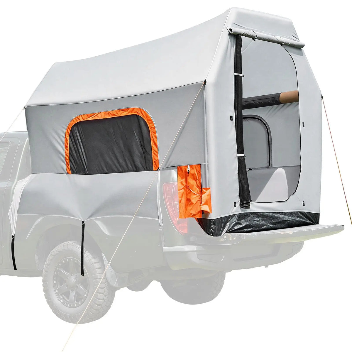 Inflatable Pickup Truck Tent With Waterproof Fabric And Ventilation
