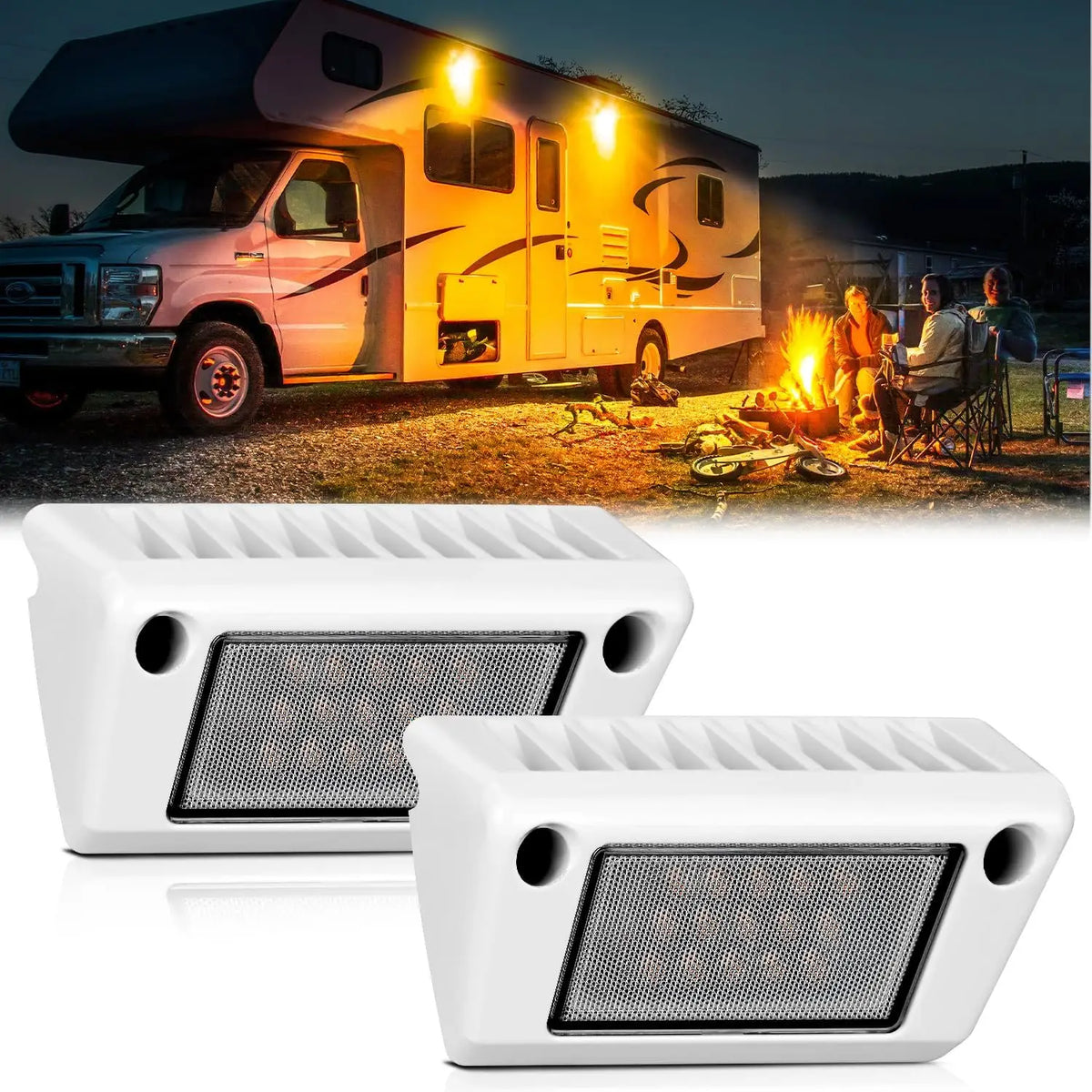 Nilight LED RV Exterior Porch And Cargo Lights For Trucks