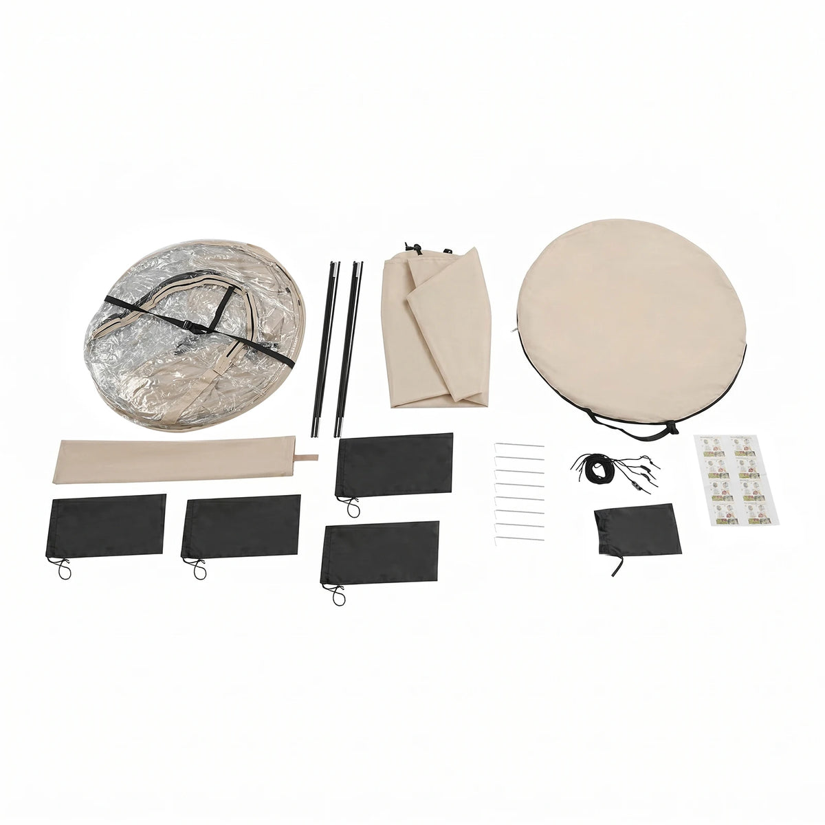 Bymaocar Clear Automatic Opening Sports Tent For Outdoor Use