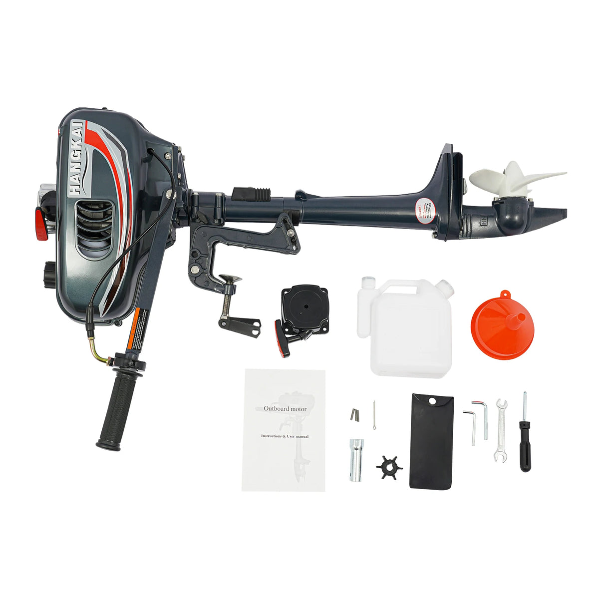 Lightweight 3.5 Hp Two Stroke Outboard Motor With Cdi Ignition