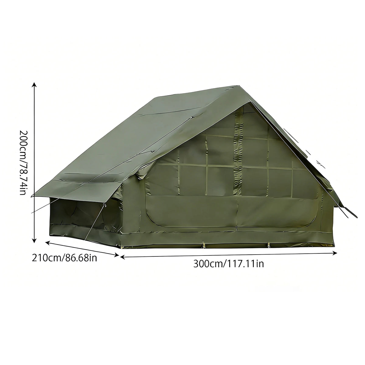 Quick Automatic Inflatable Camping Tent With Skylight And Mesh
