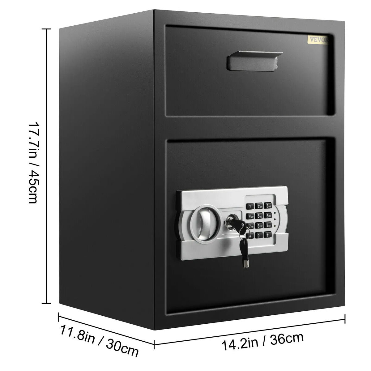VEVOR Electronic Safe Deposit Box With Secure Digital Lock