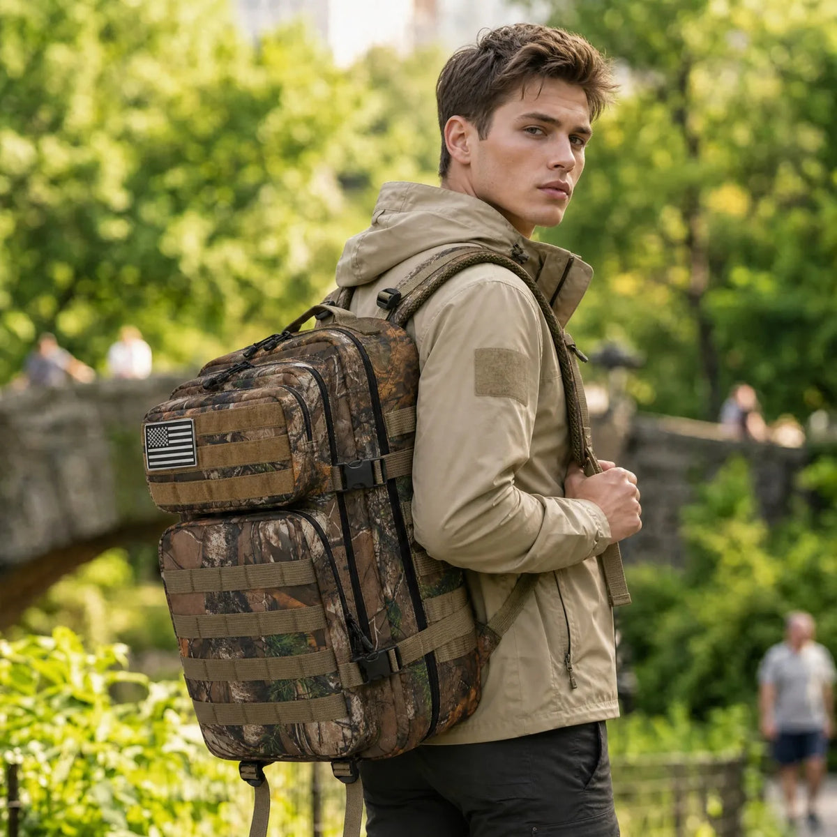 ReFire Gear Tactical Travel Backpack With Molle Storage Design