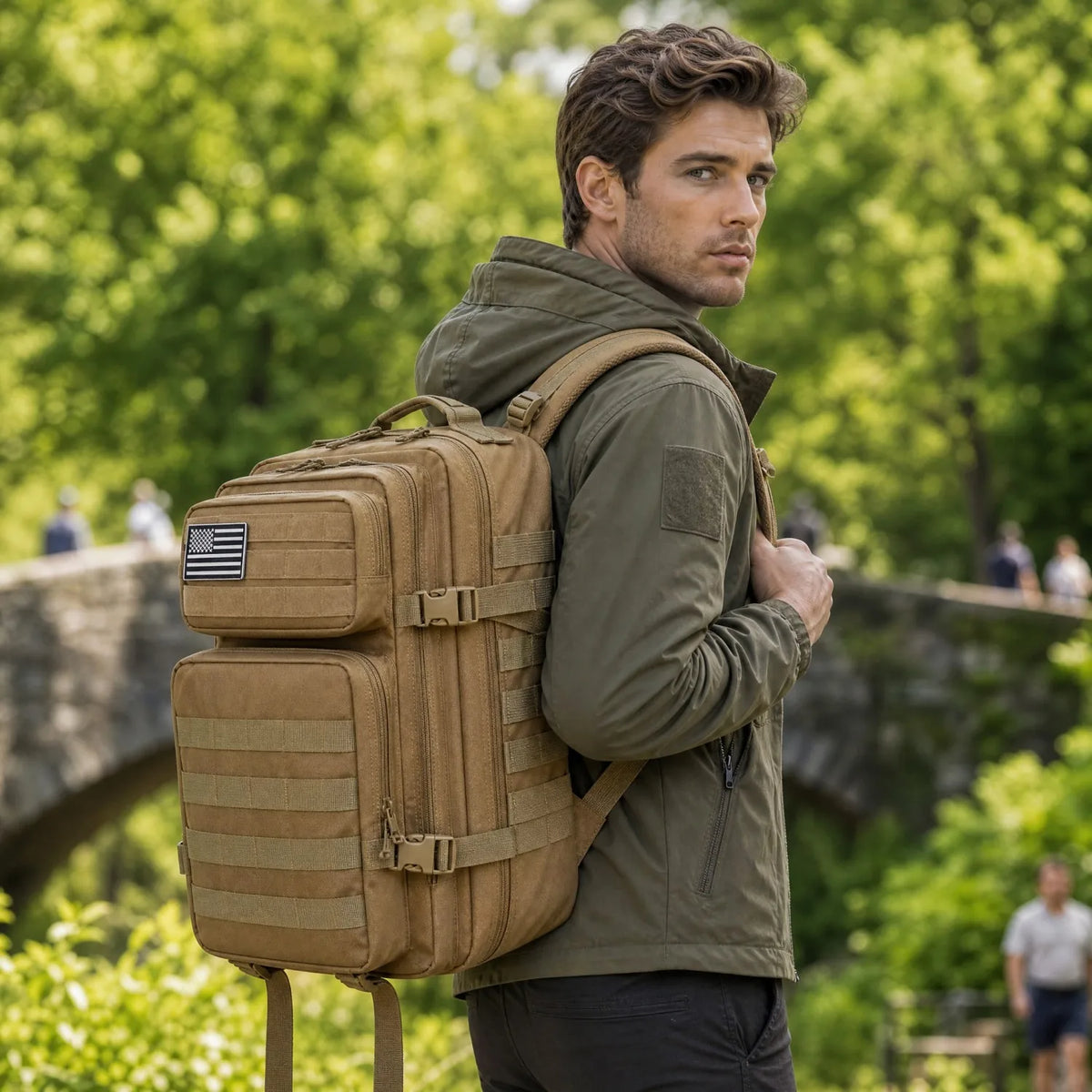 ReFire Gear Tactical Travel Backpack With Molle Storage Design