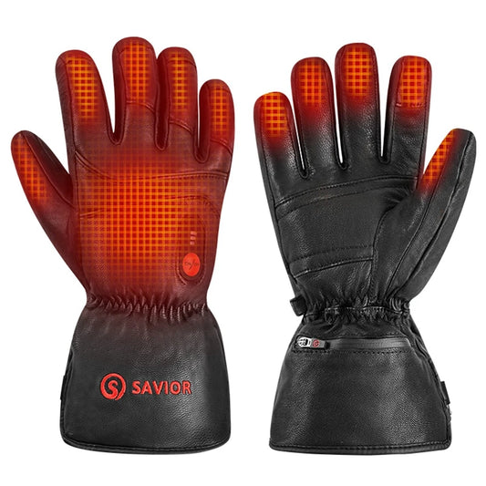 DAY WOLF Rechargeable Heated Motorcycle Gloves Waterproof Touchscreen