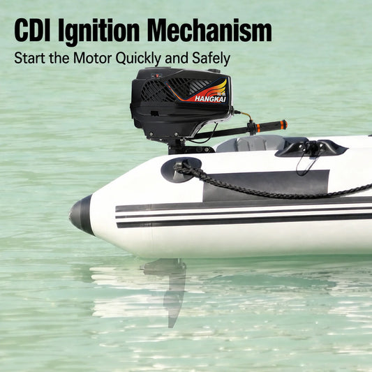 Bymaocar 3.6hp Short Shaft Outboard Motor With Dual Cooling