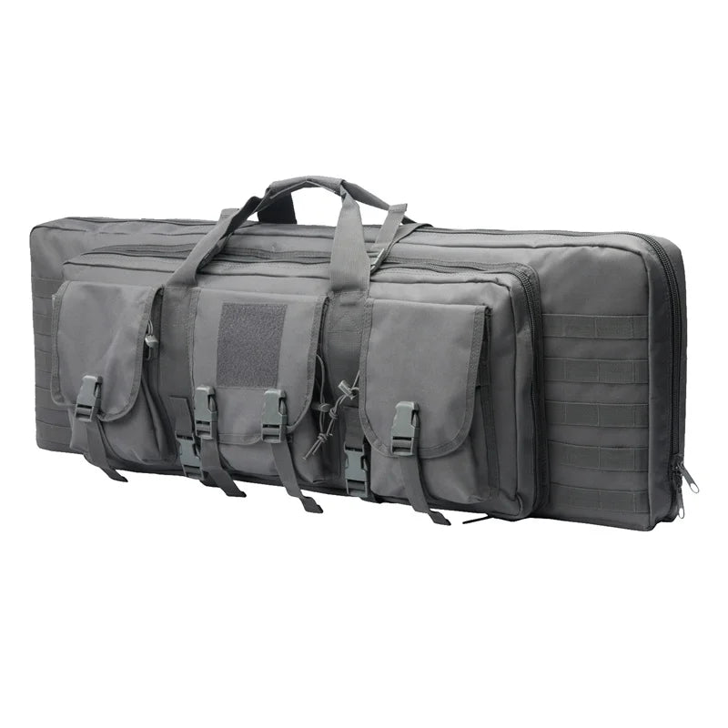 LQARMY Tactical Double Rifle Case Molle Gun Bag For Hunting