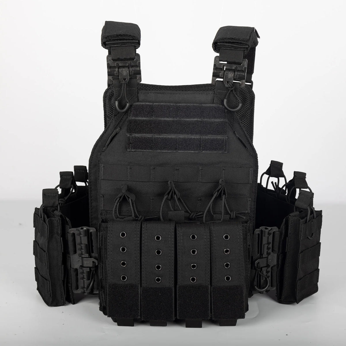 YAKEDA Quick Release Tactical Vest With Adjustable MOLLE System