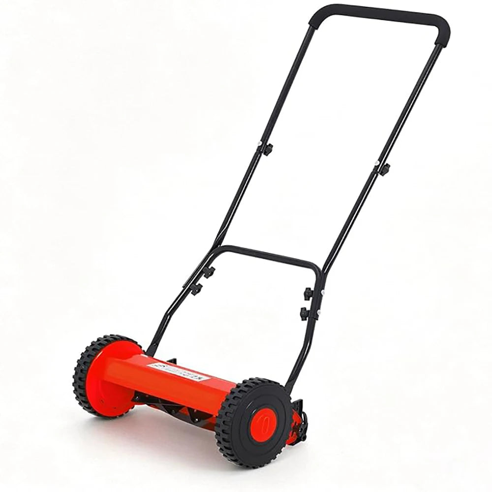 Manual Push Lawn Mower Without Grass Catcher for Yard Use