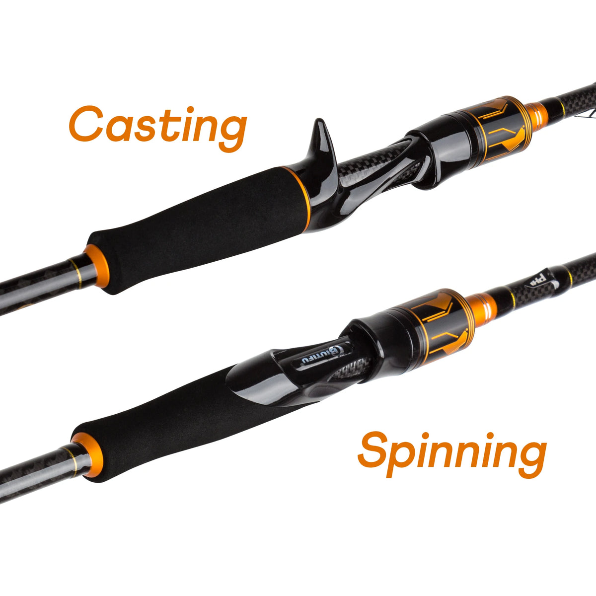 BIUTIFU Carbon Fishing Rod With Fuji Guides Fast Action