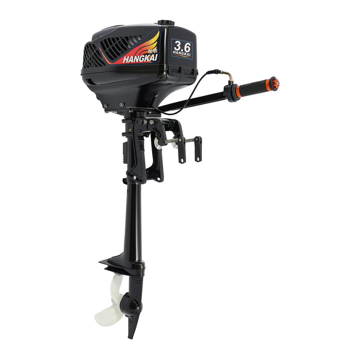 3.6hp Portable Marine Outboard Motor Two Stroke Compact Boat Engine