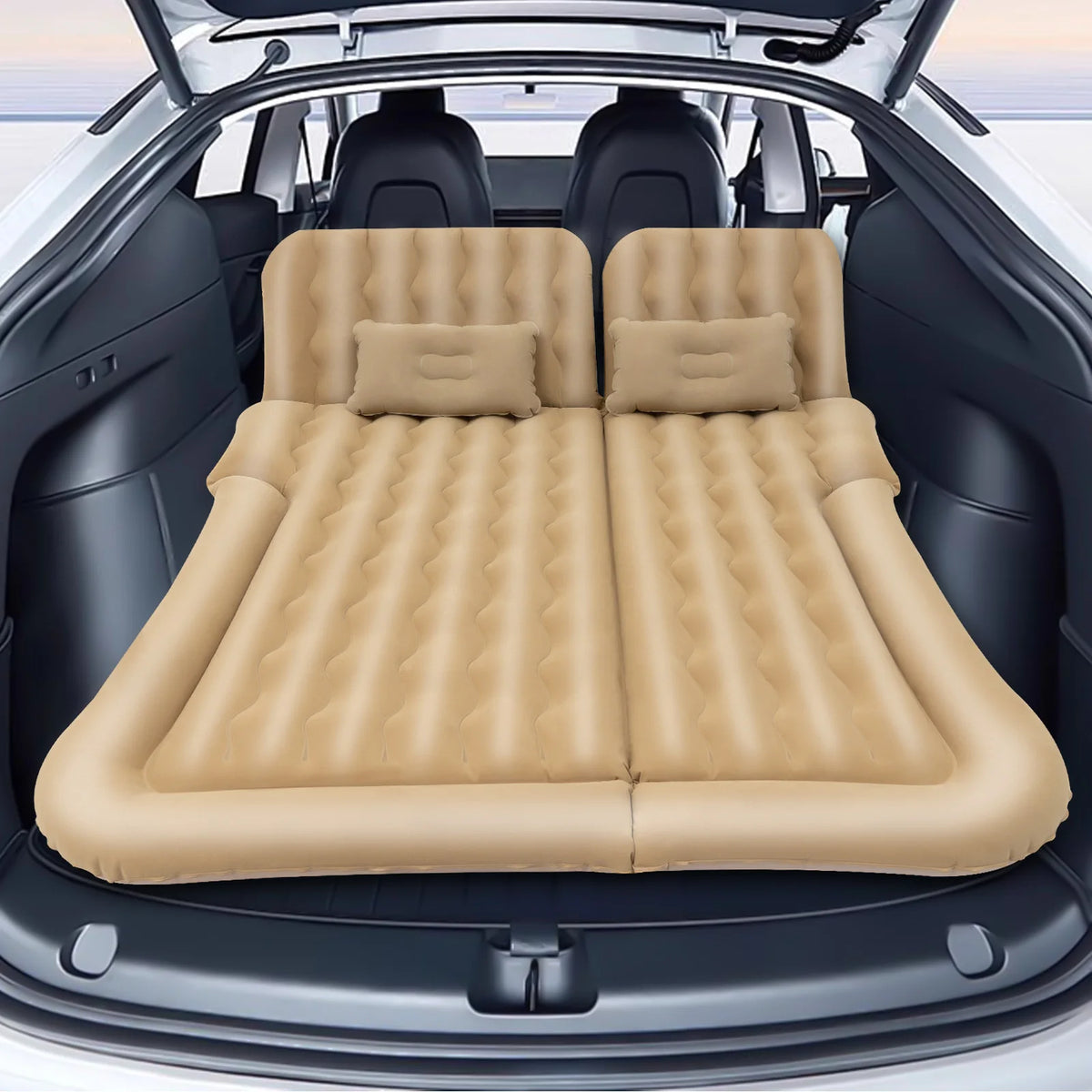 Universal Foldable Inflatable Car Mattress With Pump And Pillow