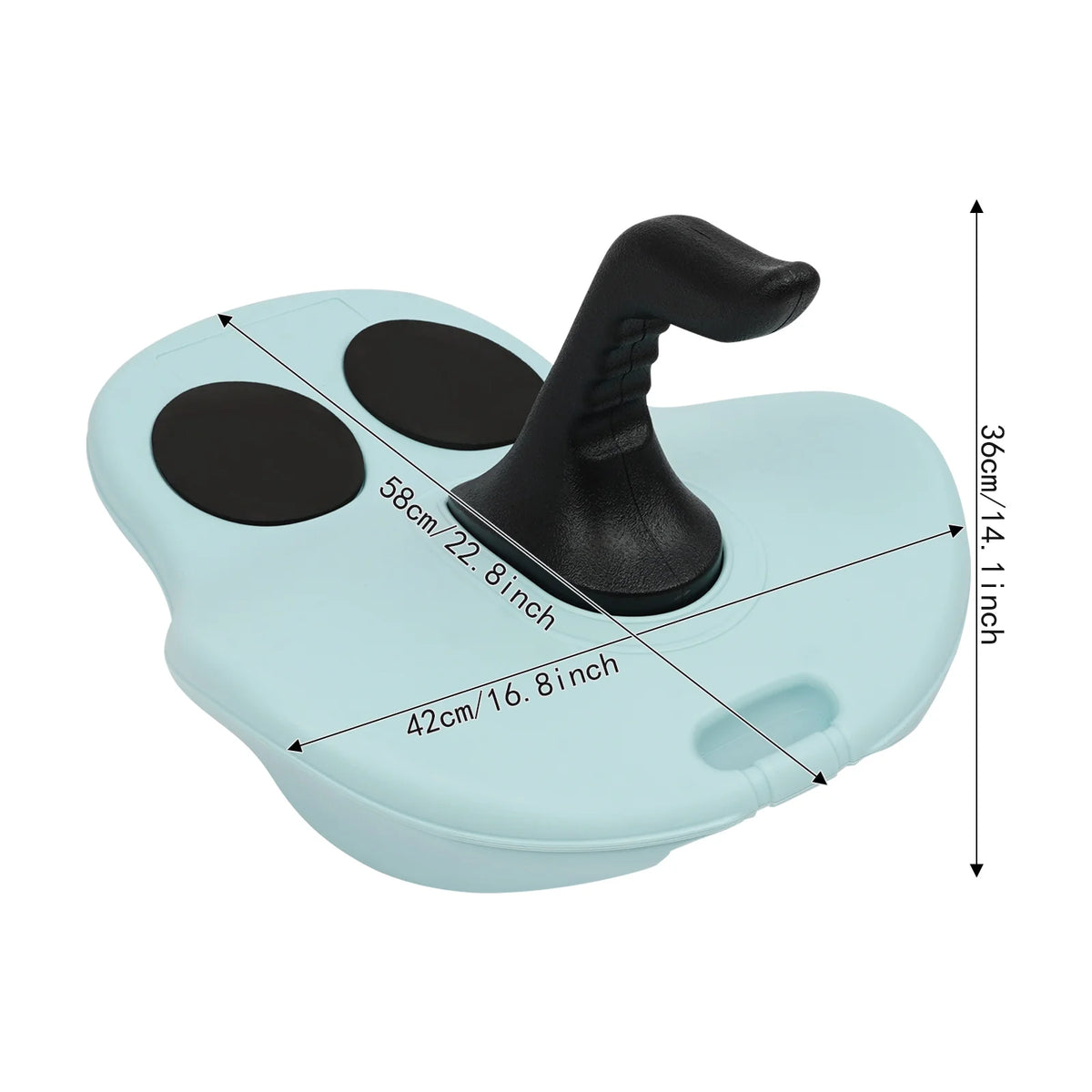 Portable Snow Sled With Ergonomic Handle For Winter Outdoor Fun