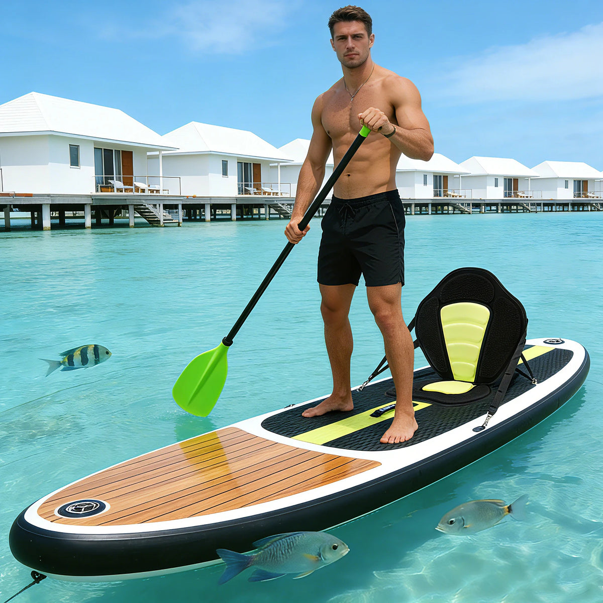 Universal Canoe Seat Cushion With Storage Bag For Paddling Sports