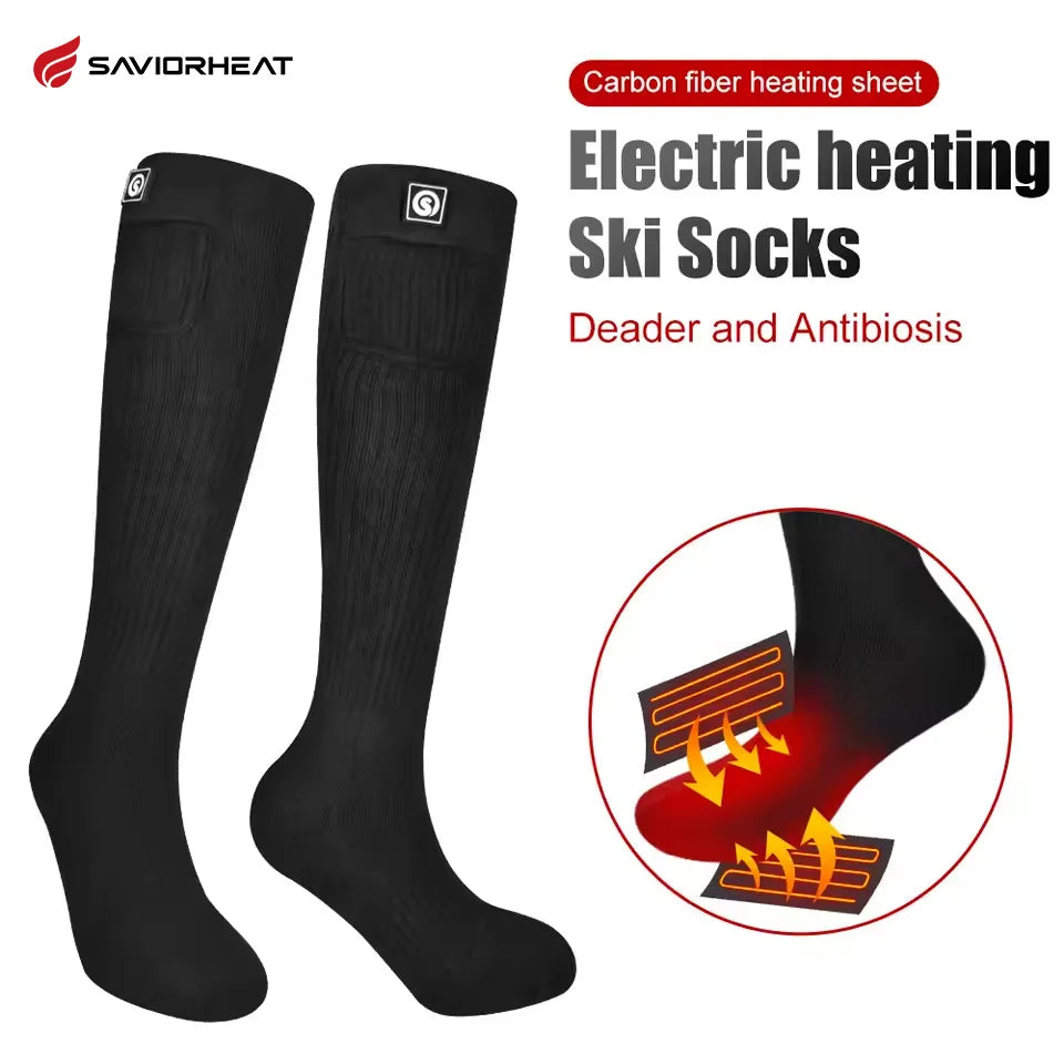 Savior Heated Thermal Socks Rechargeable Warmth For Outdoor Activities