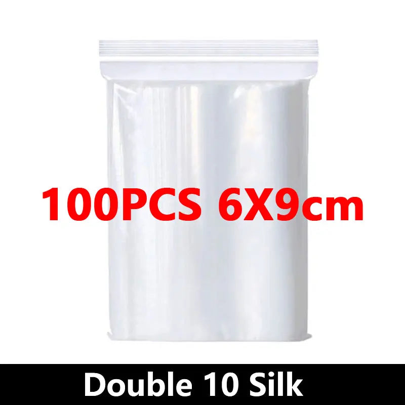Durable Reclosable Plastic Ziplock Bags For Food And Jewelry
