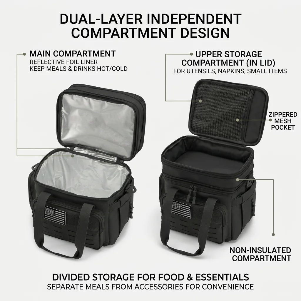ReFire Gear Insulated Tactical Cooler Bag For Outdoor Picnics