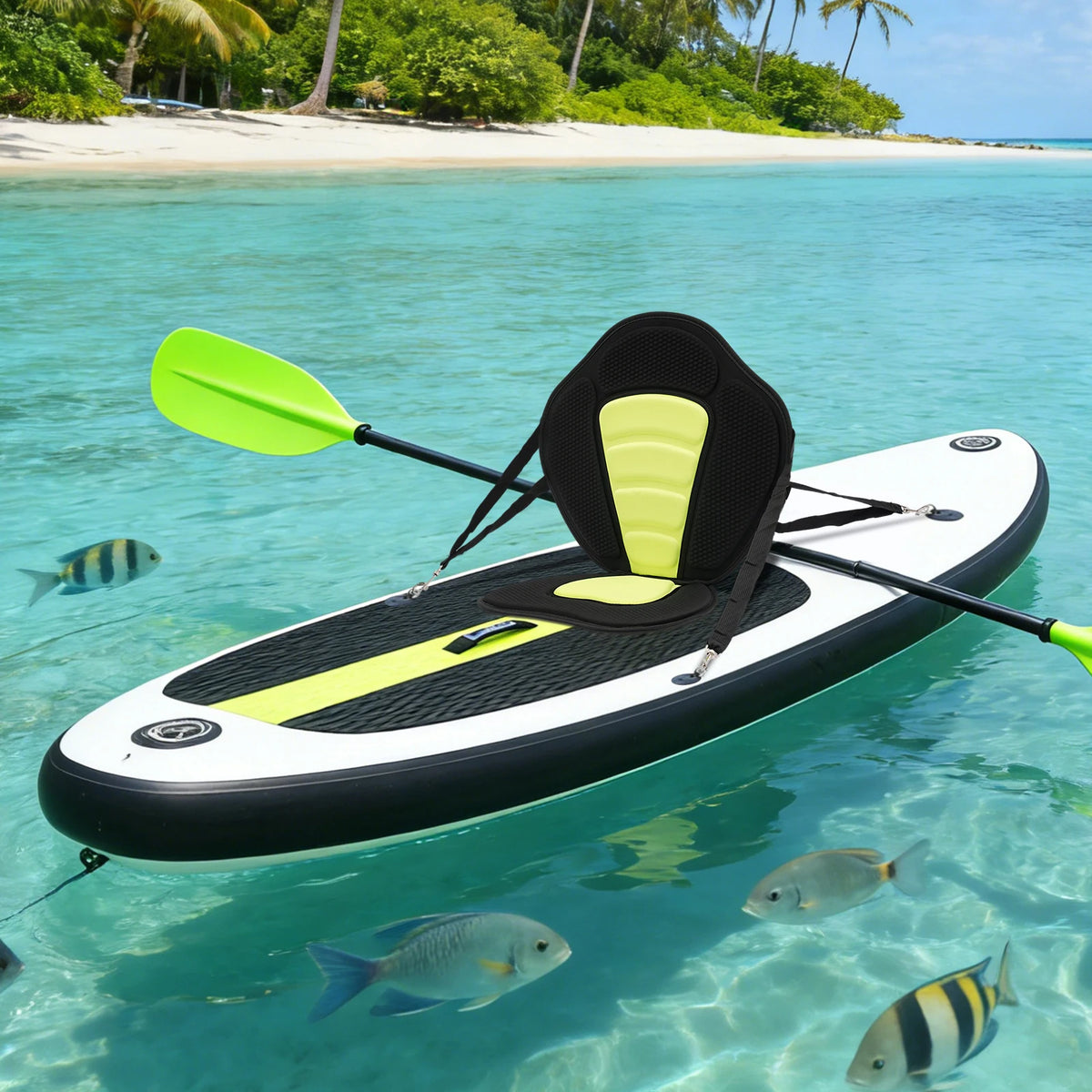 Universal Canoe Seat Cushion With Storage Bag For Paddling Sports