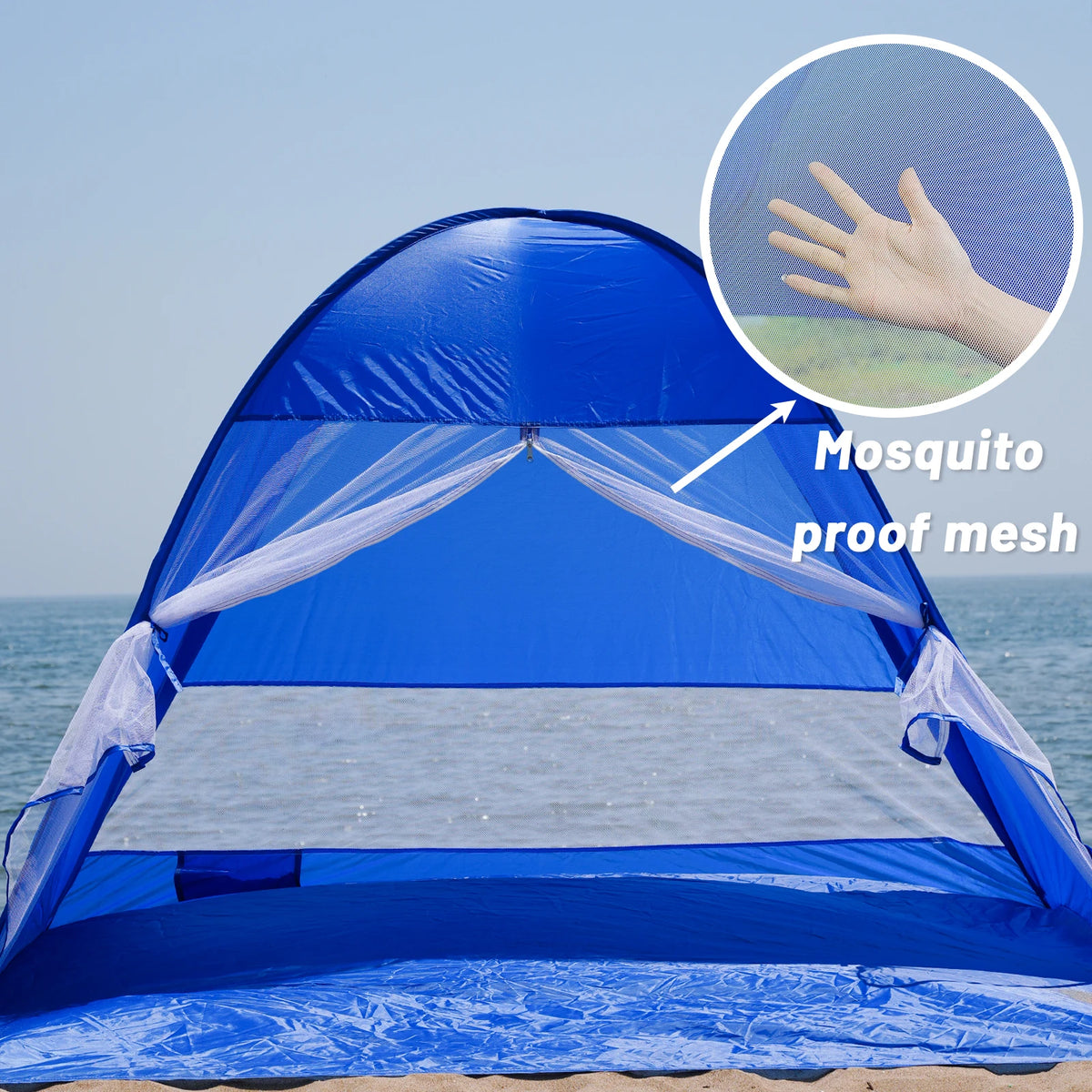 Auto Open Portable Sun Shelter With UPF 50 Protection