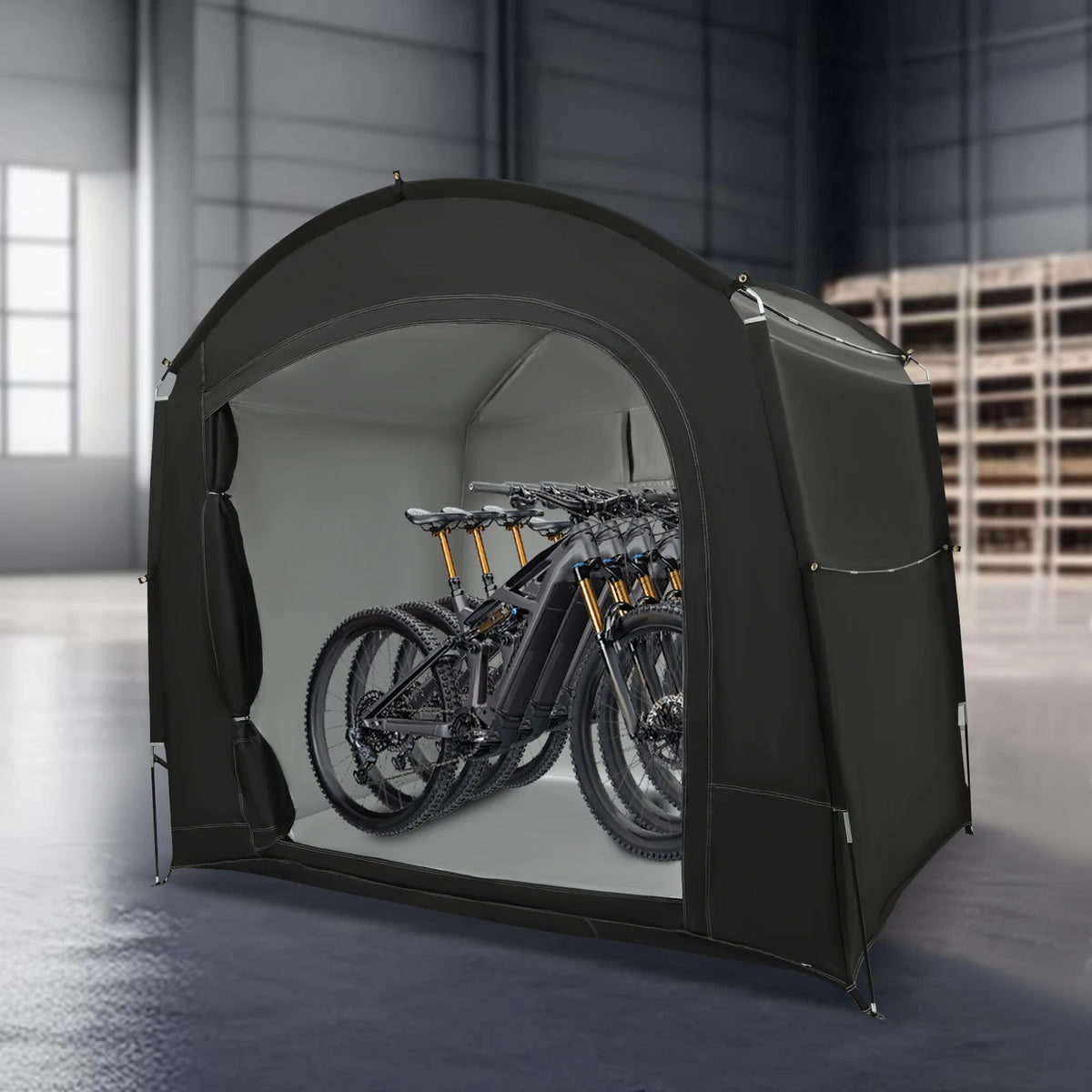 Portable Waterproof Bike Storage Shed For Multiple Bicycles