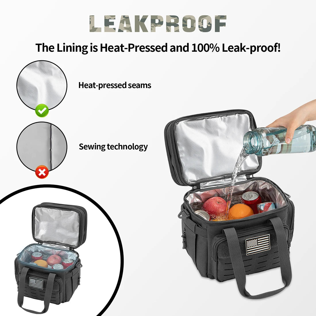 ReFire Gear Tactical Insulated Lunch Box And Cooler Bag