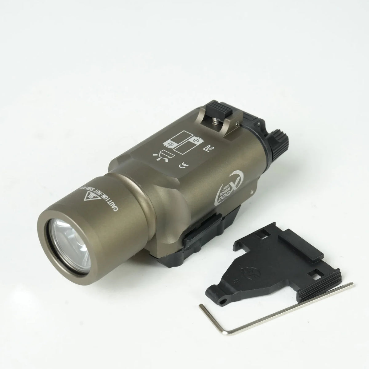 Tactical Aluminum Alloy Scout Light Compatible With 20mm Rail