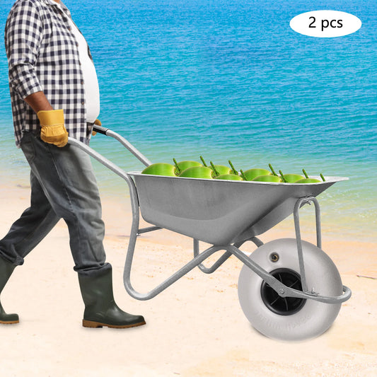 Inflatable Beach Wheels for Kayak Canoe Cart and Wagon