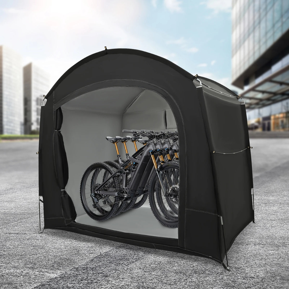 Portable Outdoor Bike Storage Tent With Carry Bag For Camping