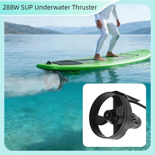 Lightweight 12V Electric SUP Thruster 440 Lbs Dual Blade Design