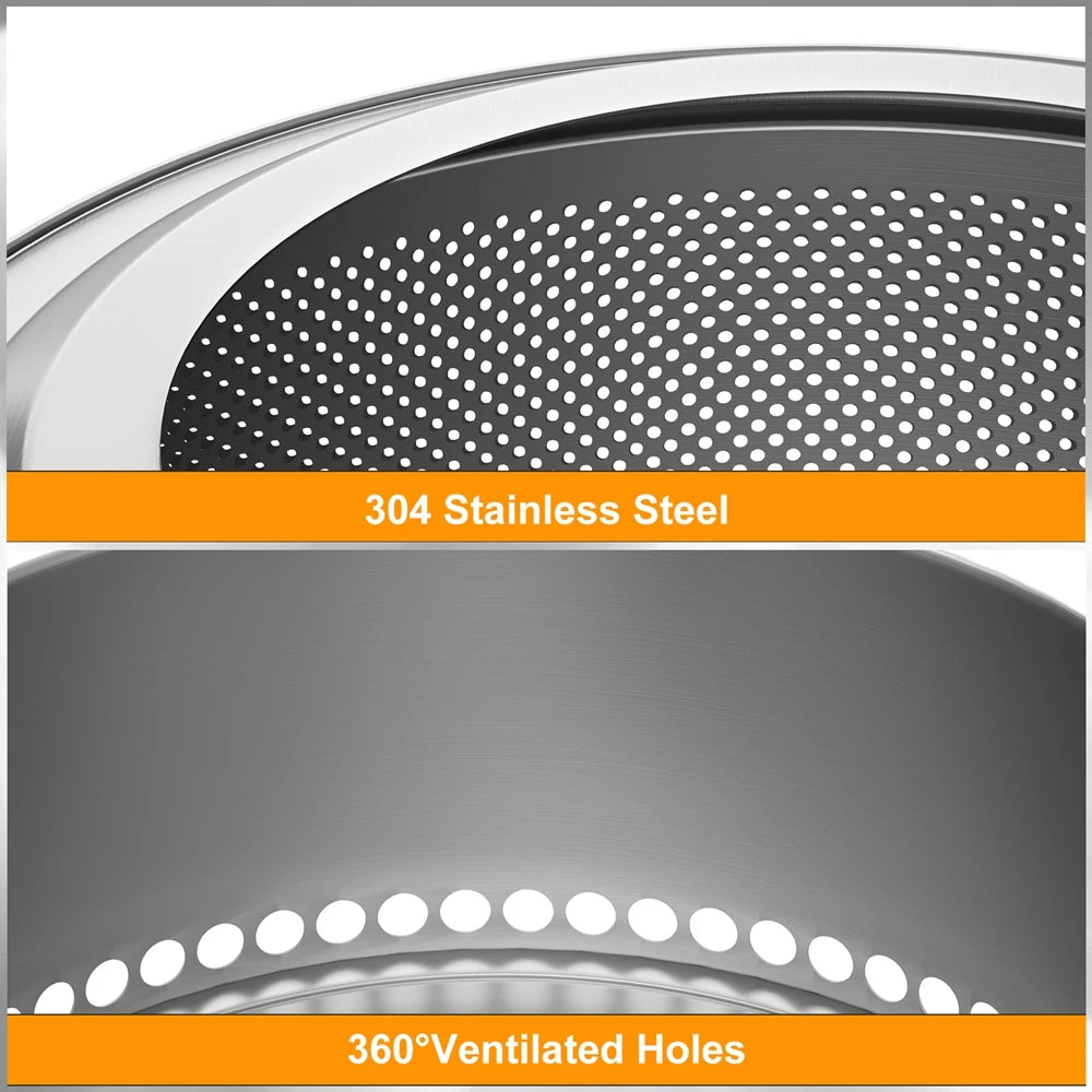 Unho Smokeless Portable Fire Pit for Camping and Outdoor BBQ
