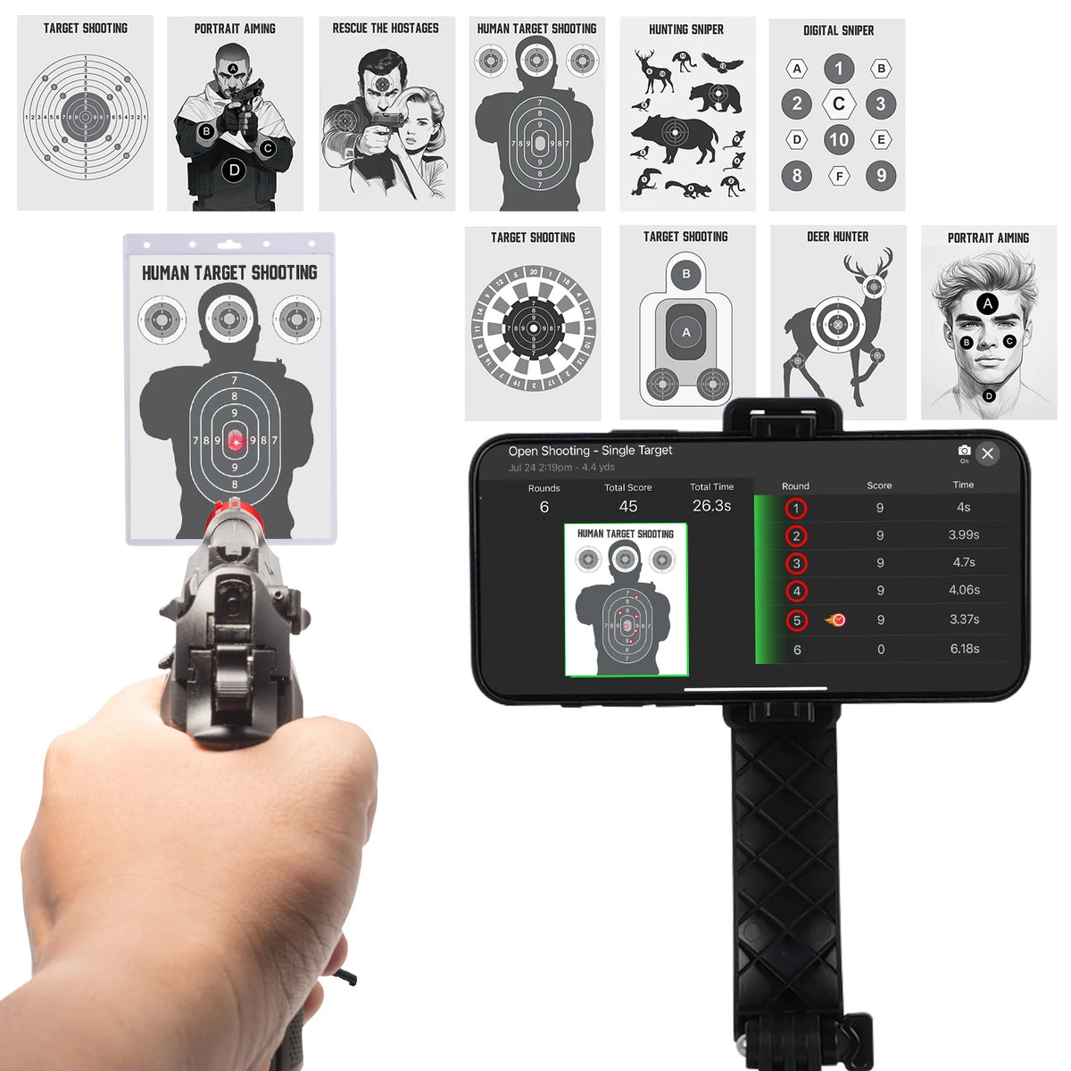Laser Training System For Home Dry Fire Practice And Training