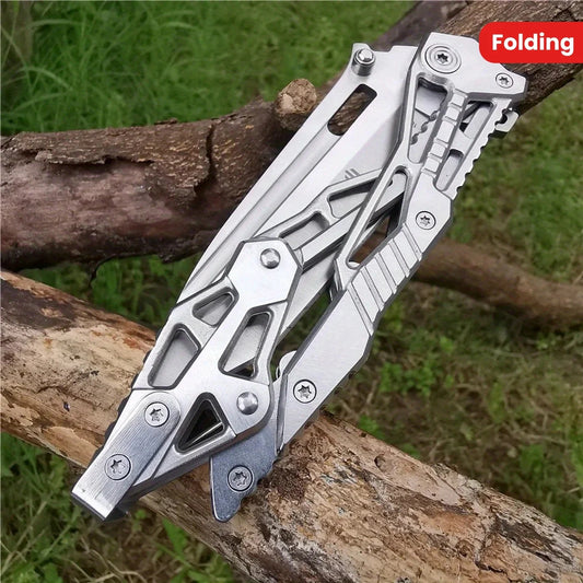 Doom Blade Folding Knife Stainless Steel Blade For Outdoor Use