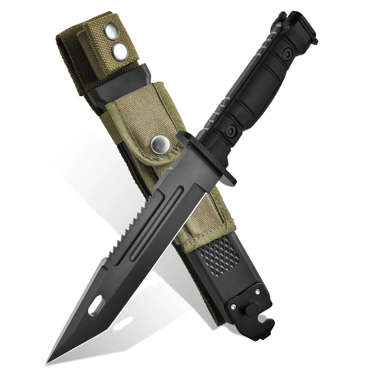 Gdekls Fixed Blade Outdoor Knife for Camping Hiking and Survival