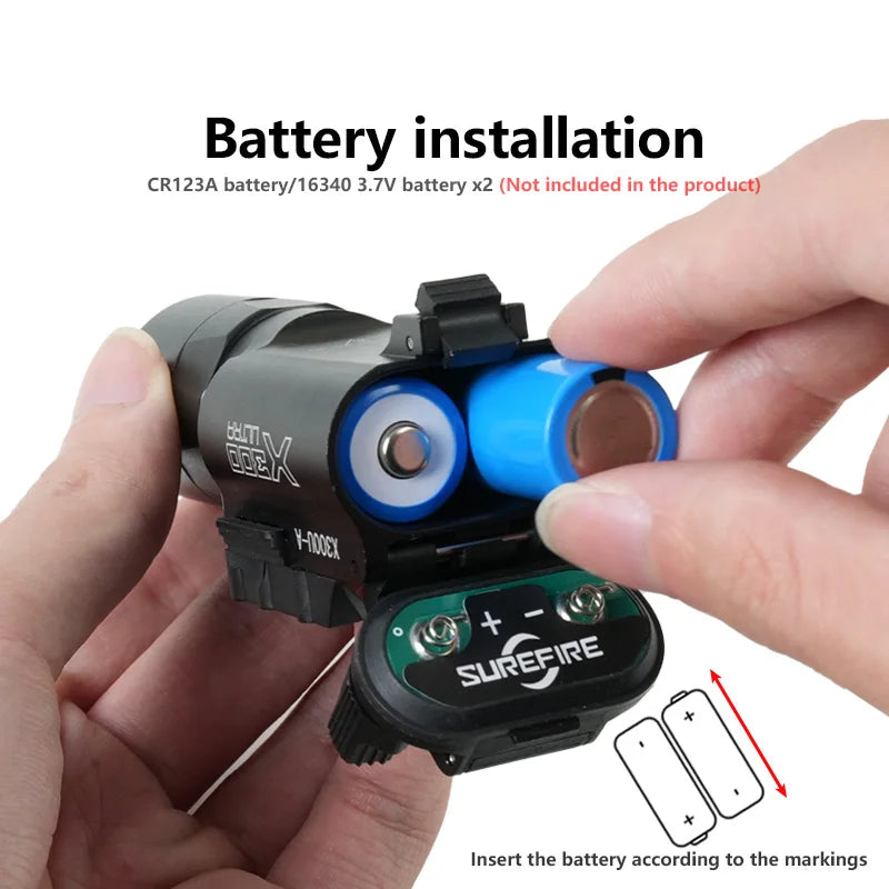 Tactical Aluminum Alloy Scout Light Compatible With 20mm Rail