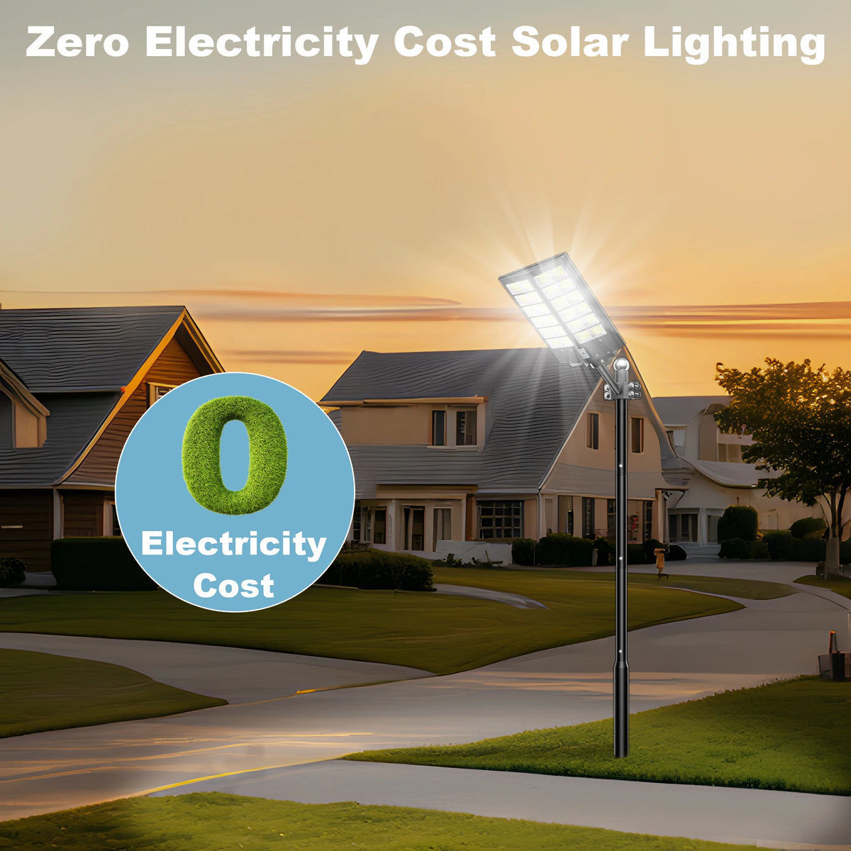Solar LED Flood Light With Motion Sensor And Remote Control