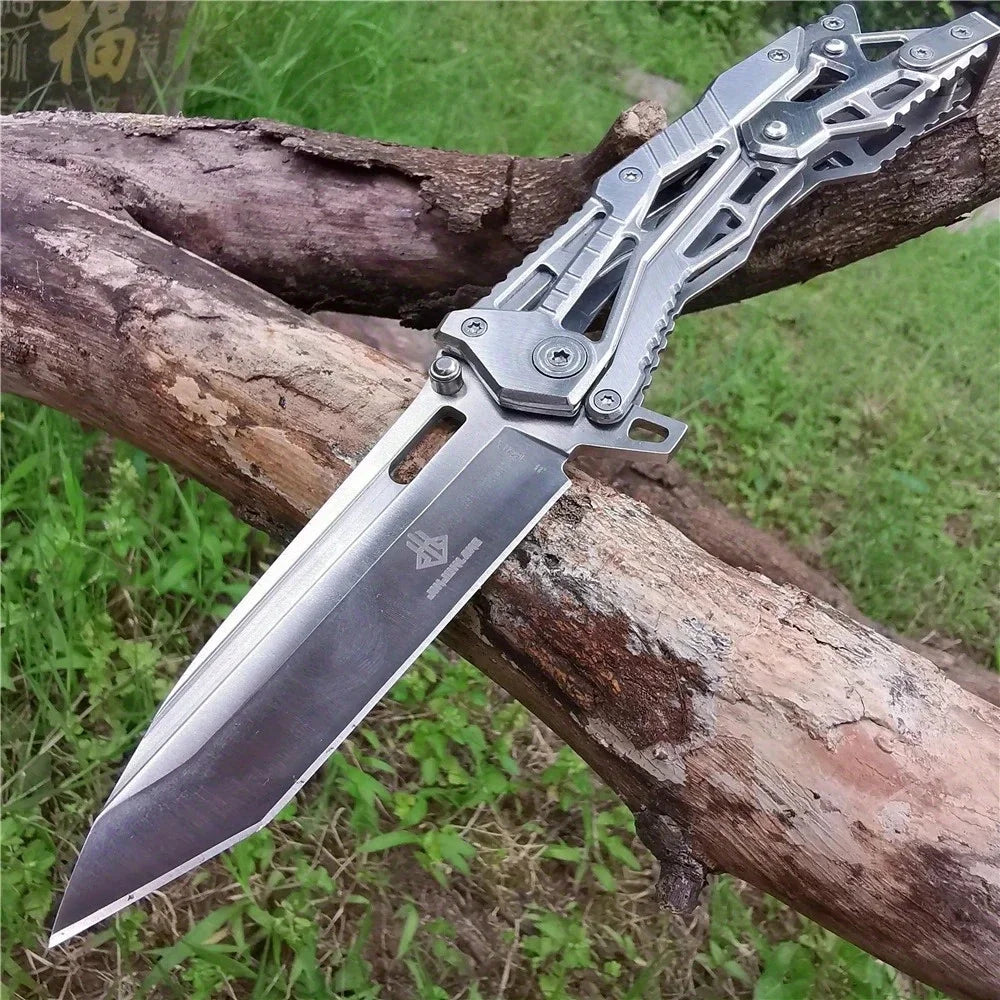Doom Blade Folding Knife Stainless Steel Blade For Outdoor Use