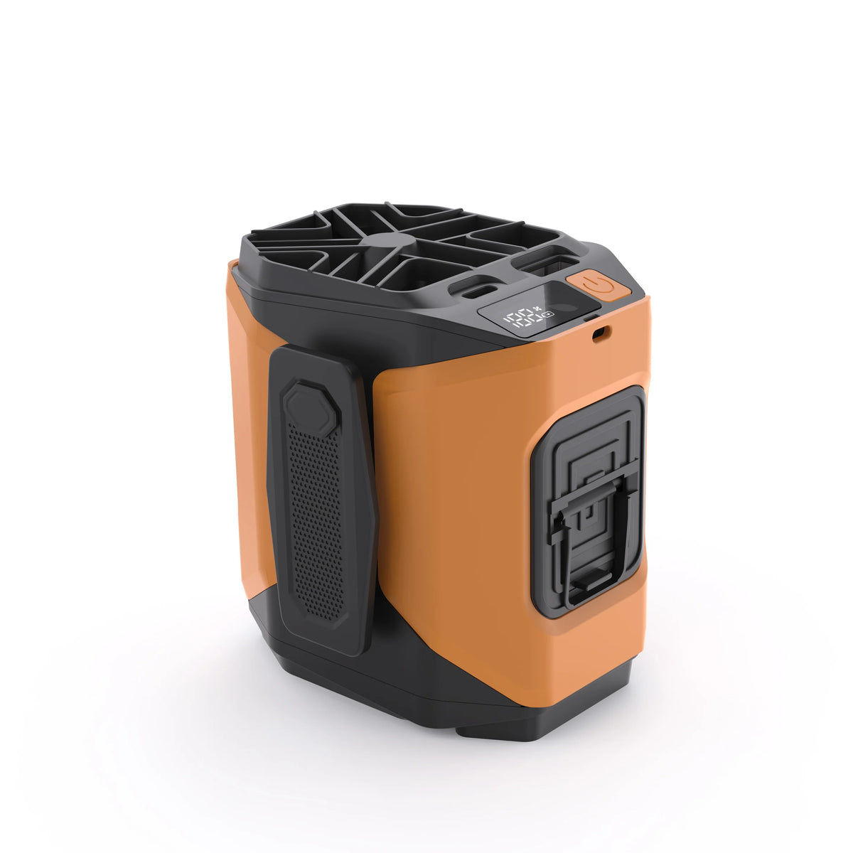 Portable Rechargeable Cooling Fan With Flashlight And Power Bank