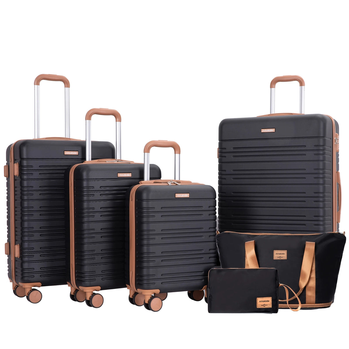 TRIPCOMP Hardside Spinner Luggage Set With TSA Lock And Duffle