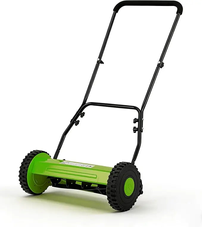 Manual Push Lawn Mower Without Grass Catcher for Yard Use