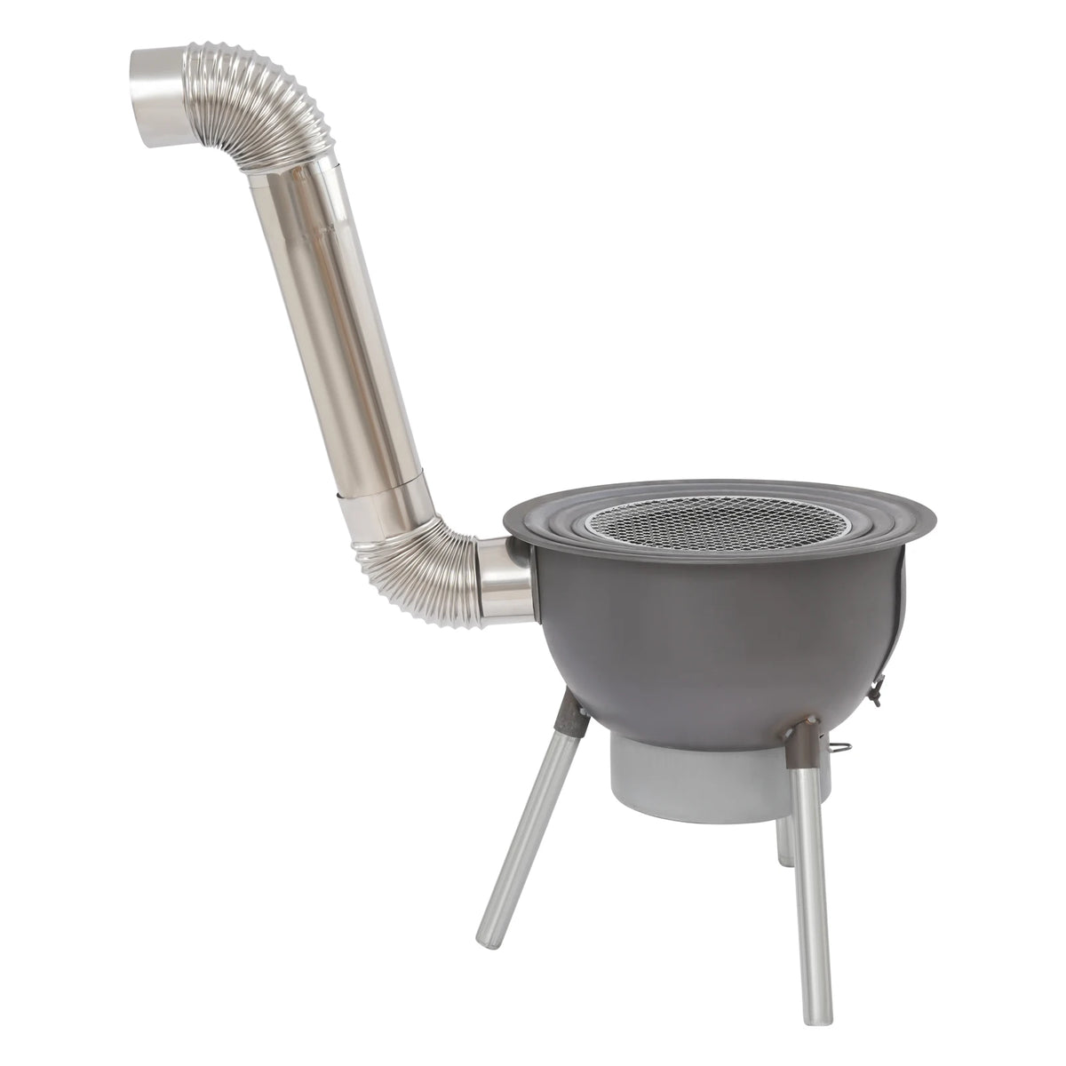 Portable Wood Stove Grill Grate Three Pot Rings Fire Pit