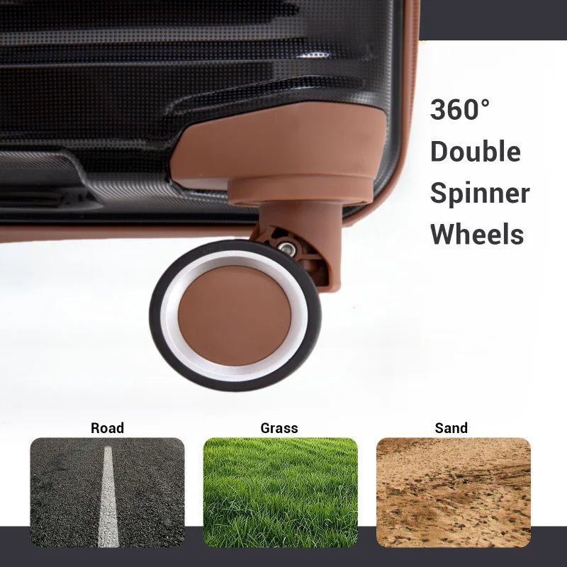 Travelhouse Luggage Set With Spinner Wheels And TSA Lock
