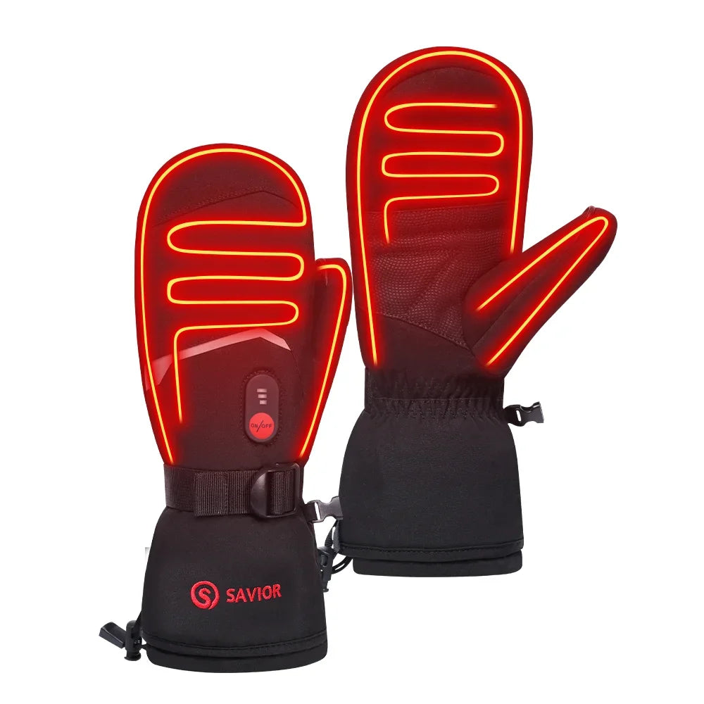 DAY WOLF Heated Gloves With Rechargeable Battery For Winter Warmth