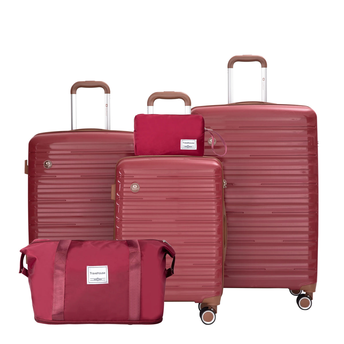 Travelhouse Luggage Set With Spinner Wheels And TSA Lock