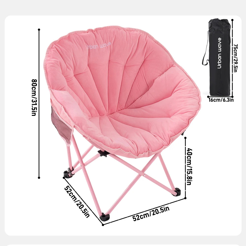 Heavy Duty Folding Camping Chair With Storage Bag And Cooler