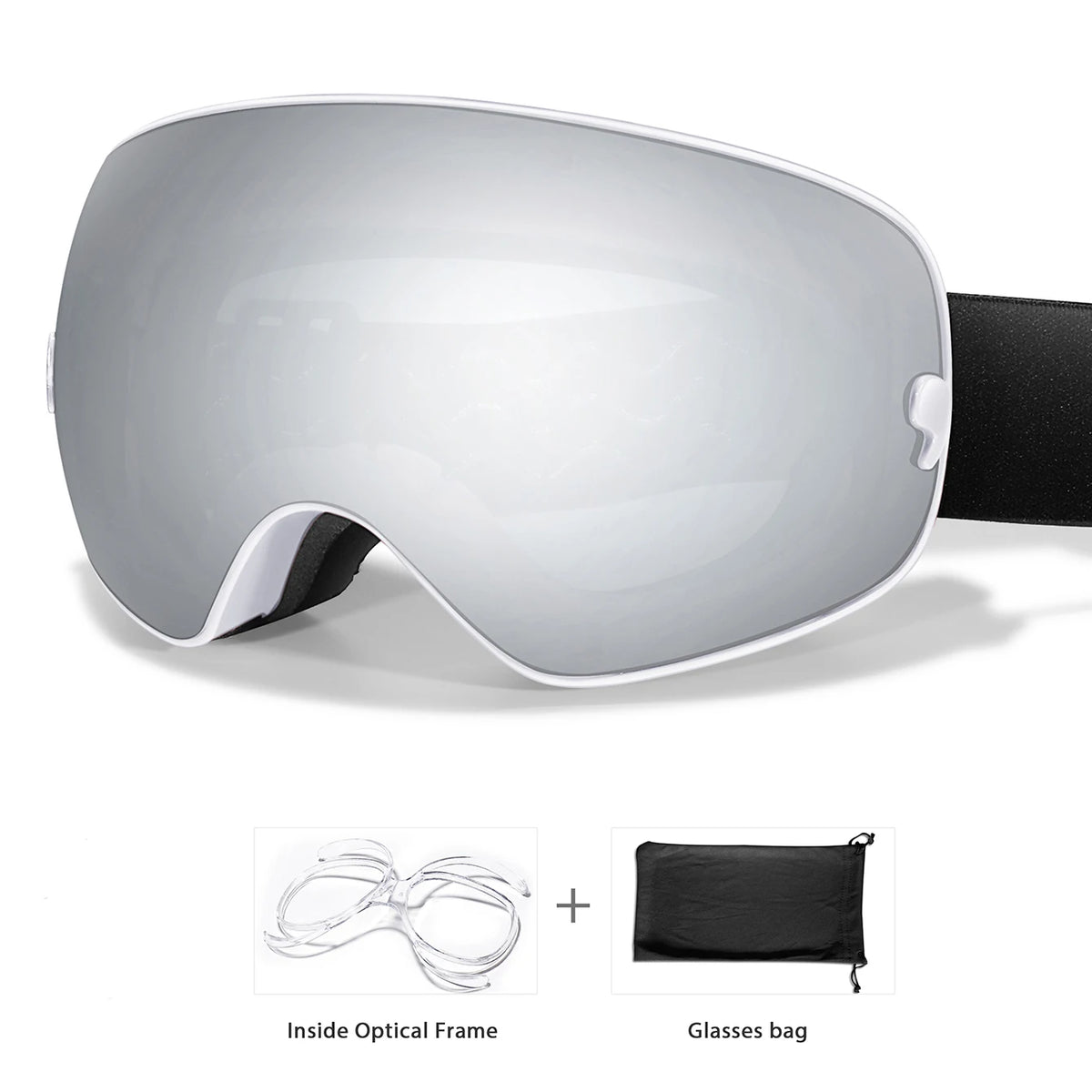 Winter Outdoor Ski Goggles With UV400 Anti Fog Snowboard Eyewear