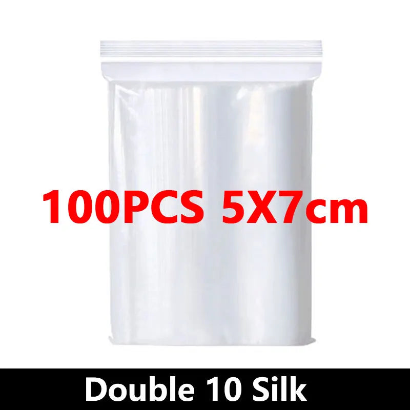 Durable Reclosable Plastic Ziplock Bags For Food And Jewelry
