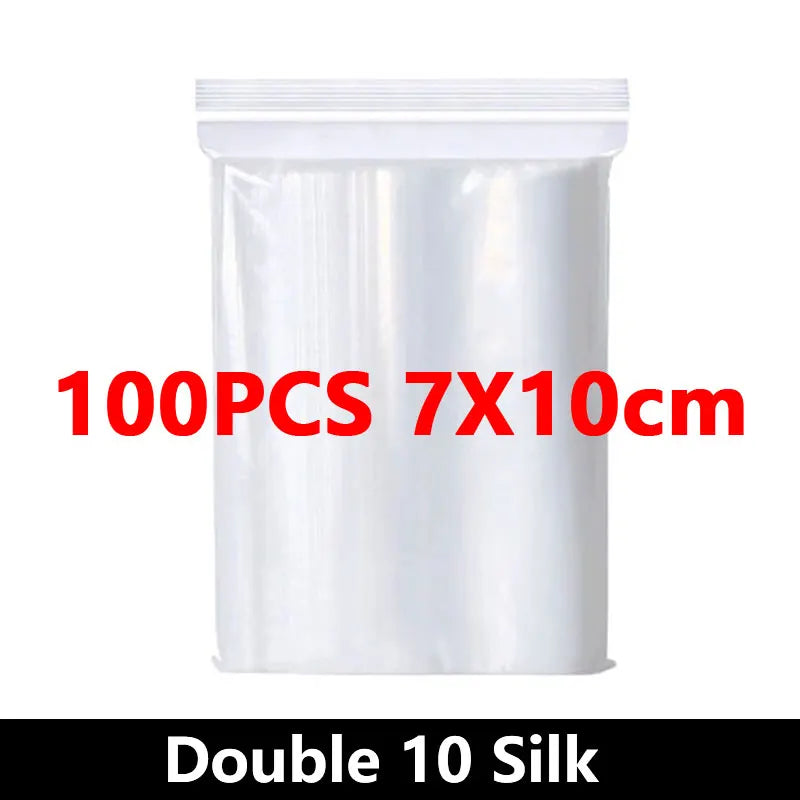Durable Reclosable Plastic Ziplock Bags For Food And Jewelry