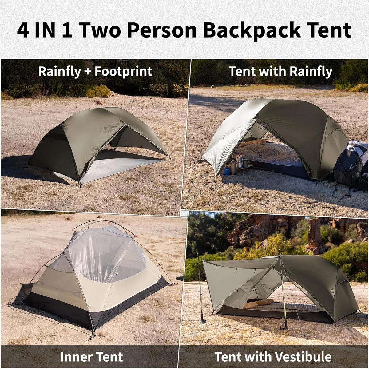 Naturehike Mongar Pro Ultralight Waterproof Backpacking Tent