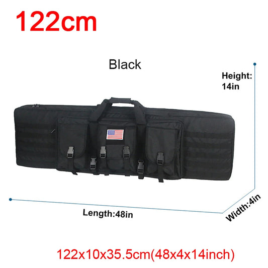 LQARMY Tactical Double Rifle Case Molle Gun Bag For Hunting
