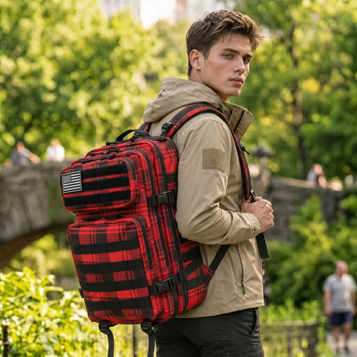 ReFire Gear Tactical Travel Backpack With Molle Storage Design